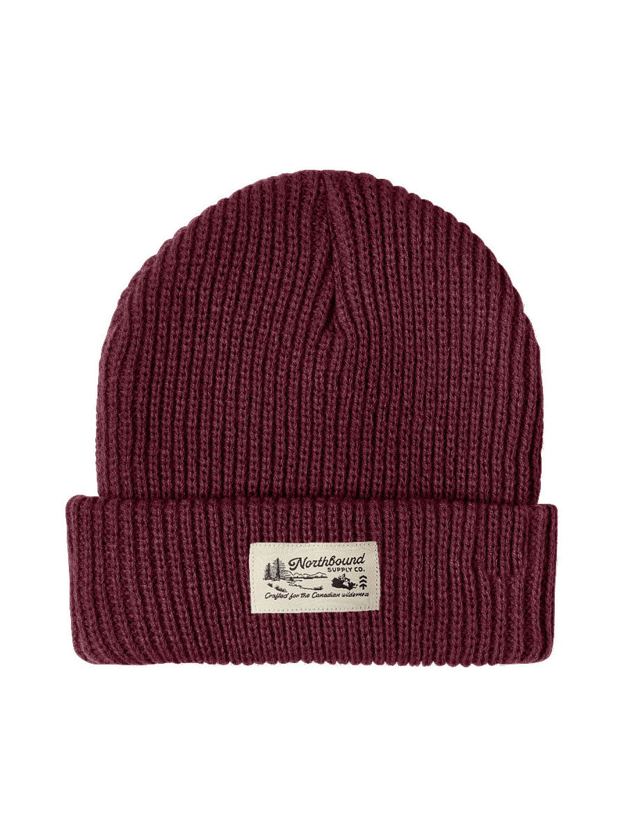 Canadian Wilderness Beanie - Bordeaux