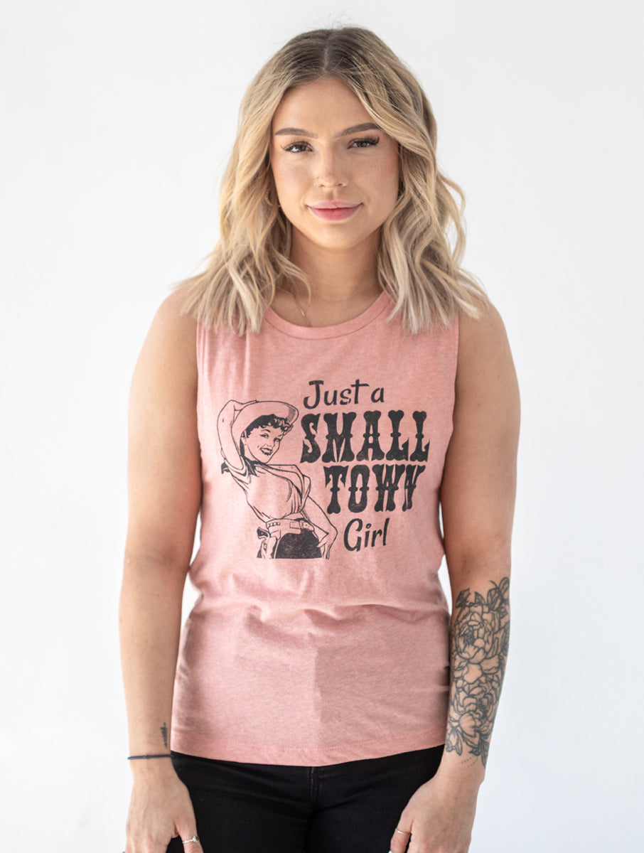 Small Town Girl Muscle Tank